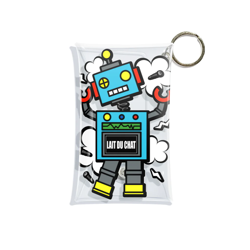 レトロロボット レトロ☆ロボット-ポンコツ!? / Cɐkeccoo ( Bgatann )のミニクリアマルチケース通販 ∞ SUZURI（スズリ）