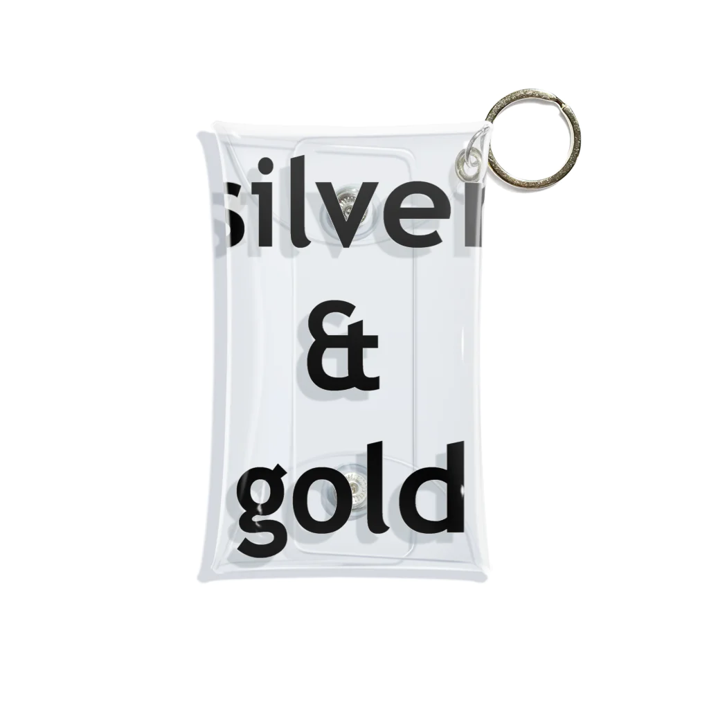 Lenのsilver & gold ミニクリアマルチケース