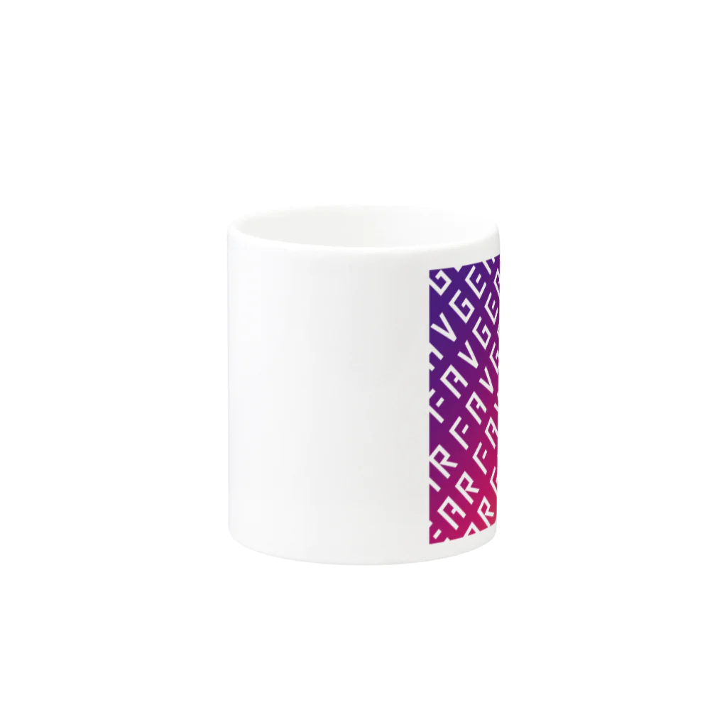 ファヴギアのFAVGEAR | pattern [gradation] Mug :other side of the handle