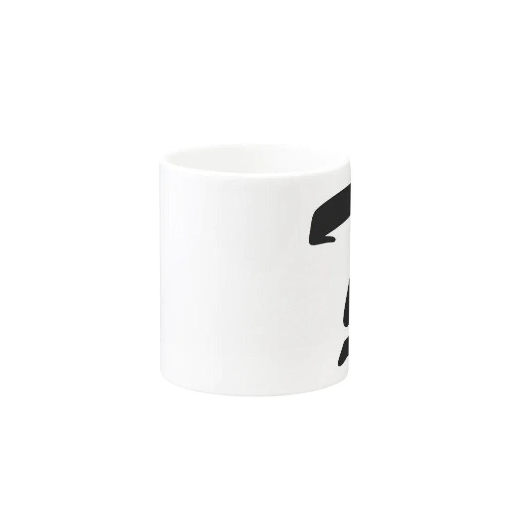 tomozooのTLシリーズ Mug :other side of the handle