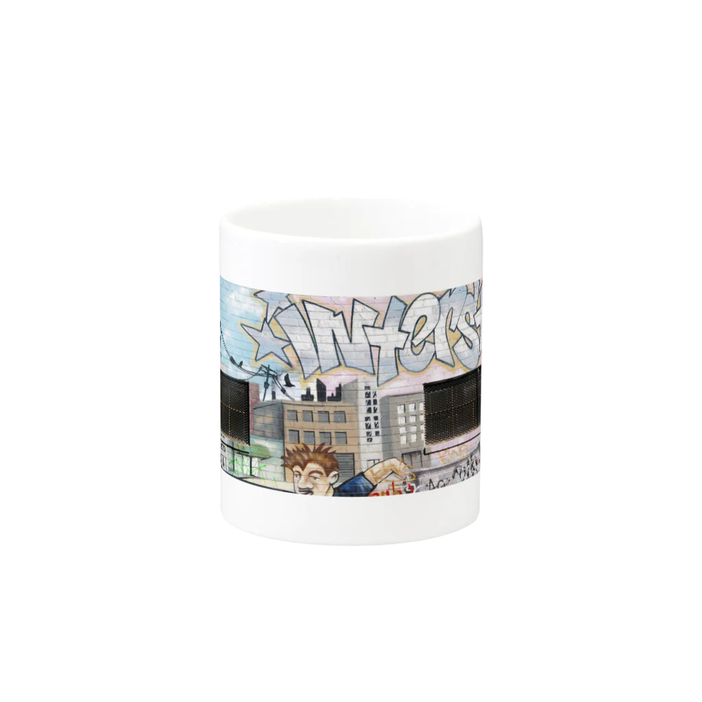 M.MORIのLos Angels Downtown Mug :other side of the handle