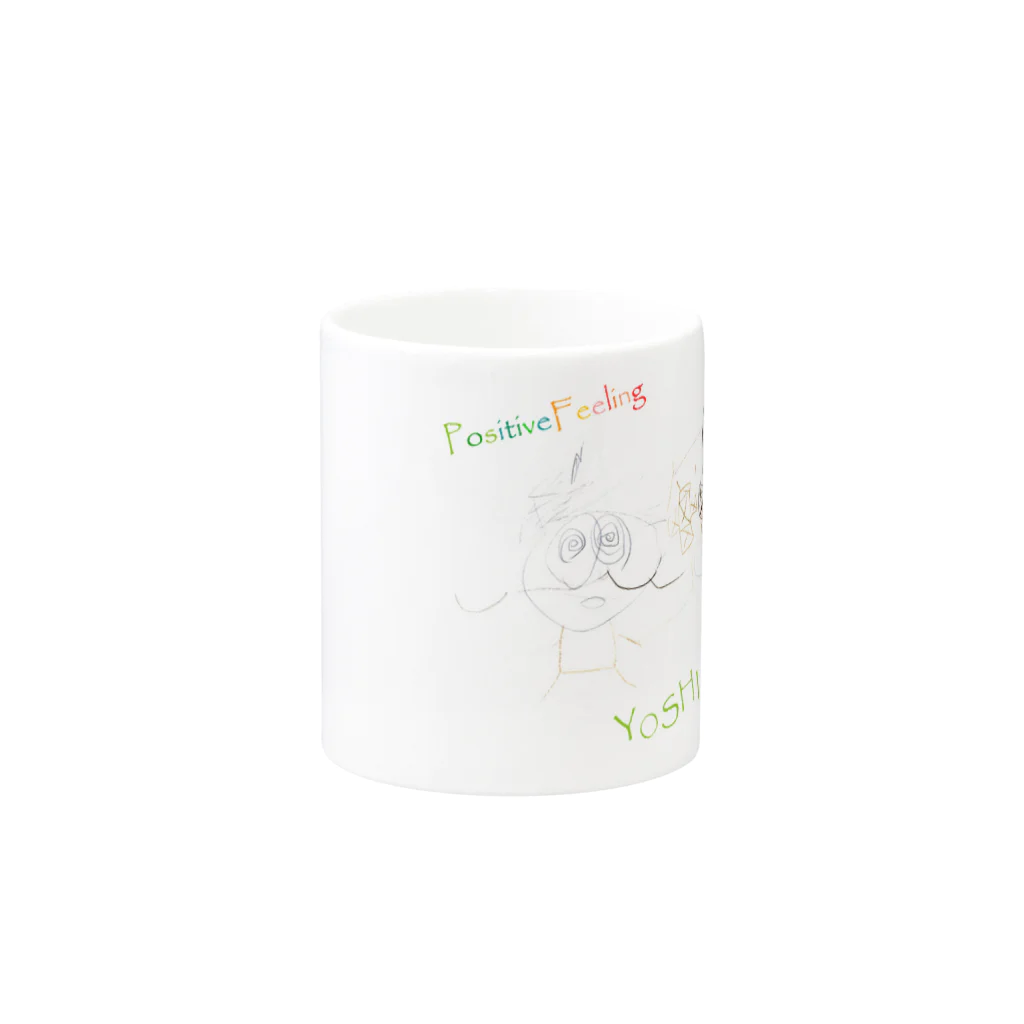 vogue00012001のＬＡＧがき-FAMILY-logo Mug :other side of the handle