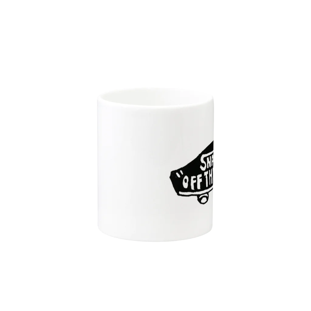 テレポーテーションのSNACK OFF THE JUNKO Mug :other side of the handle