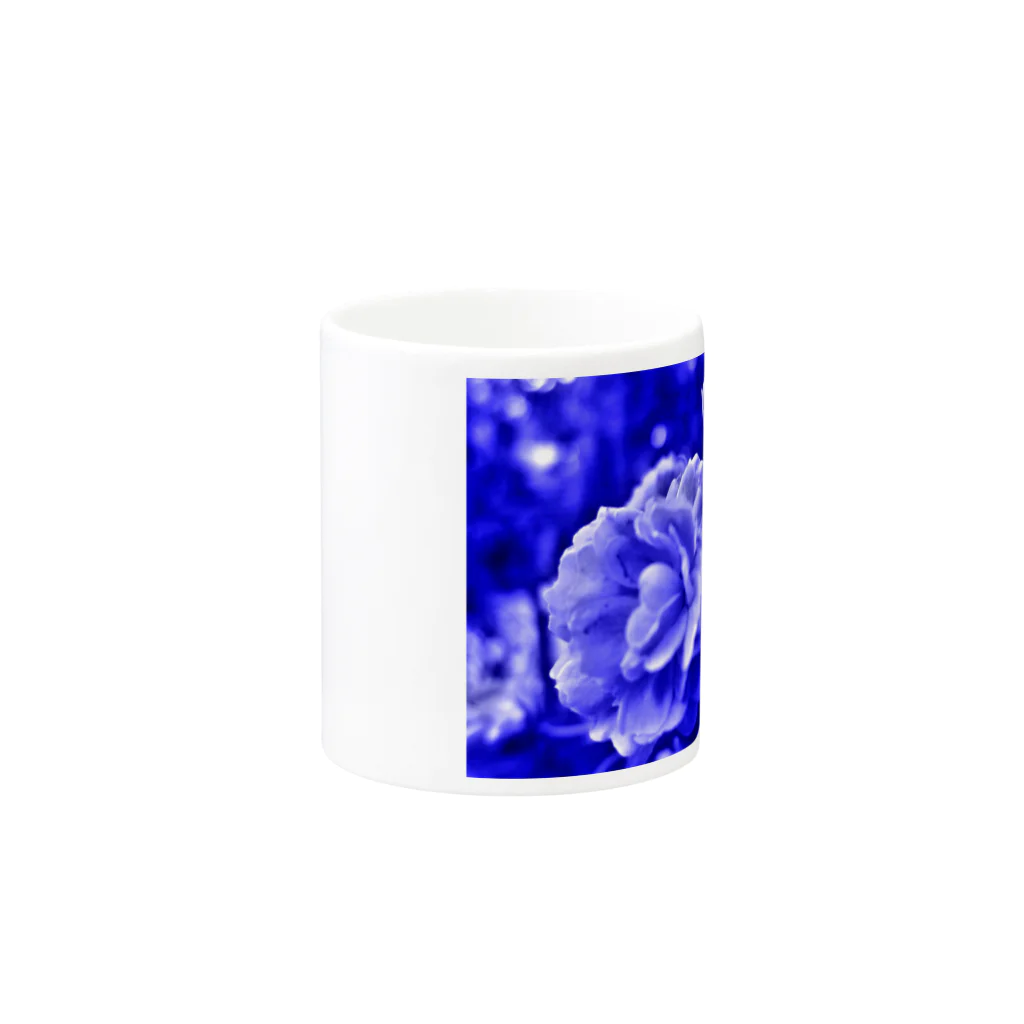 Keven Huang    のBlue Flower Mug :other side of the handle