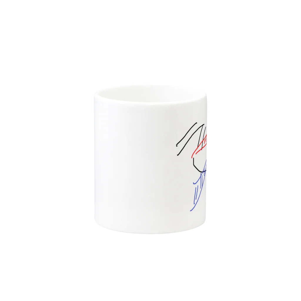 eisu88のLine Art Mug :other side of the handle