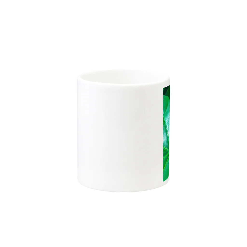 HarutakaHiyamaのGreen Flog Mug :other side of the handle