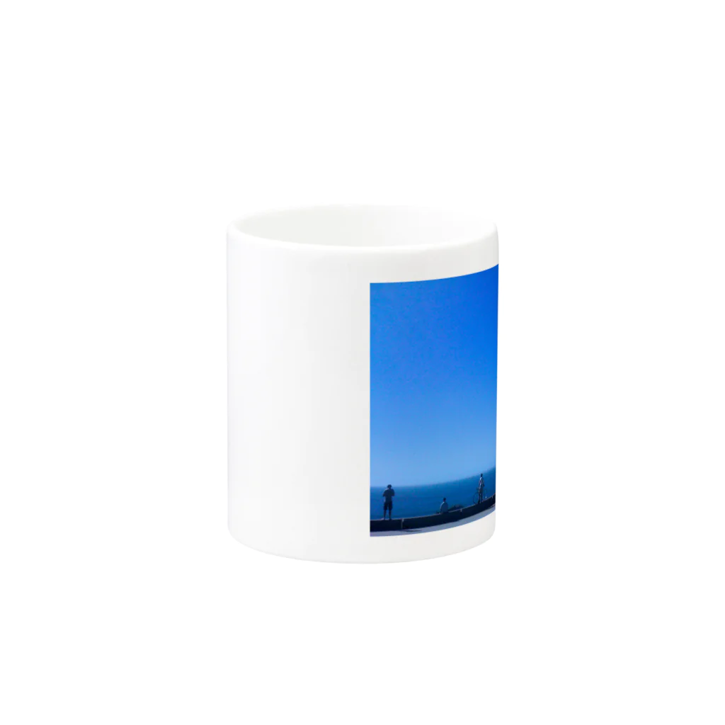 雪スナフのBlue Mug :other side of the handle