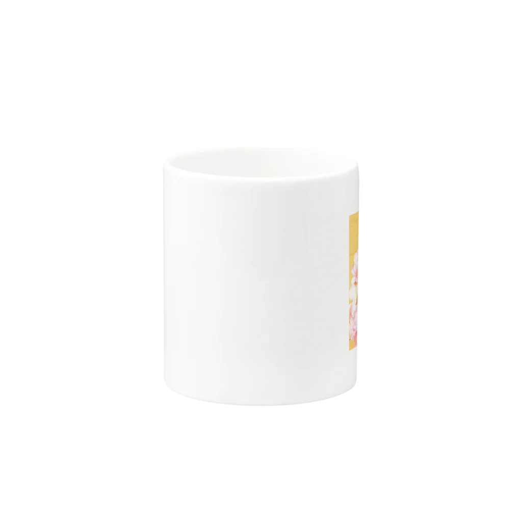 りいこのスプリングカラー Mug :other side of the handle