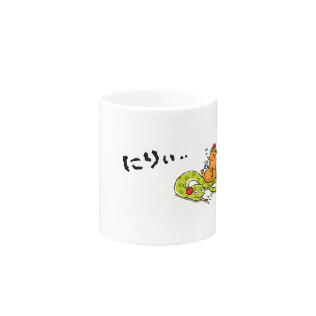 kimihitoのギークハウス沖縄にりぃ Mug :other side of the handle