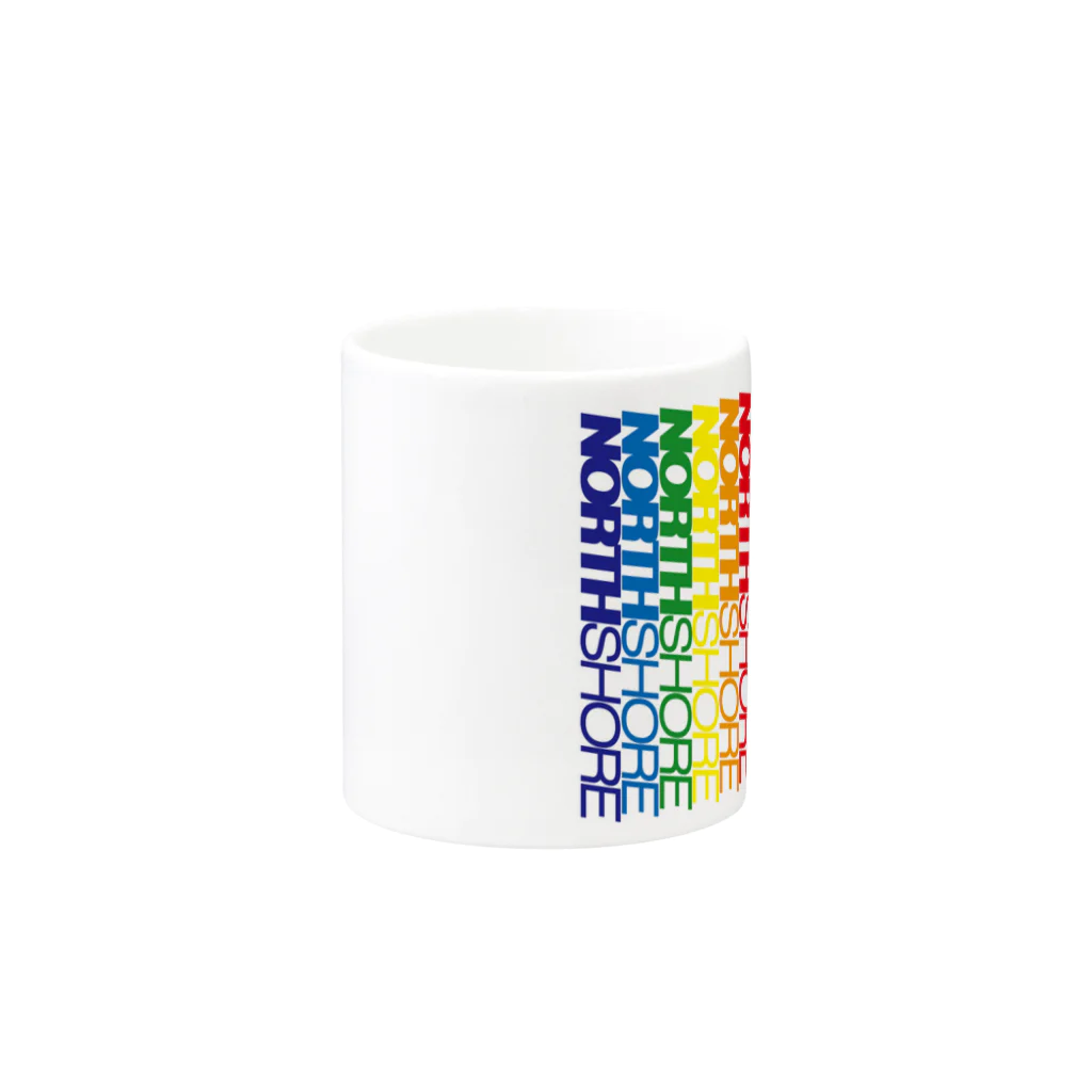 NORTH SHOREのNORTH SHORE rainbow2 Mug :other side of the handle