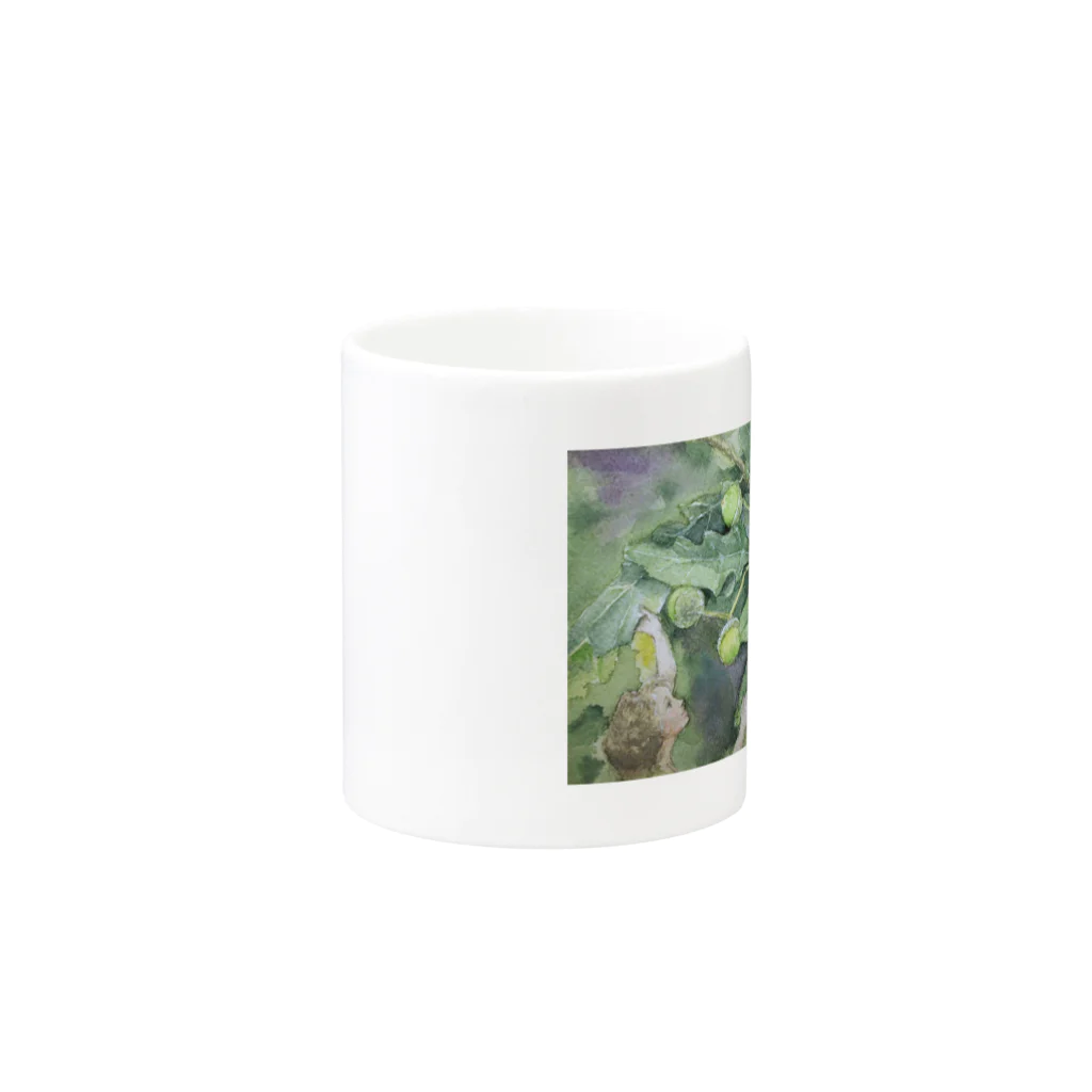 yukaneのイングリッシュオークの妖精マグ Mug :other side of the handle