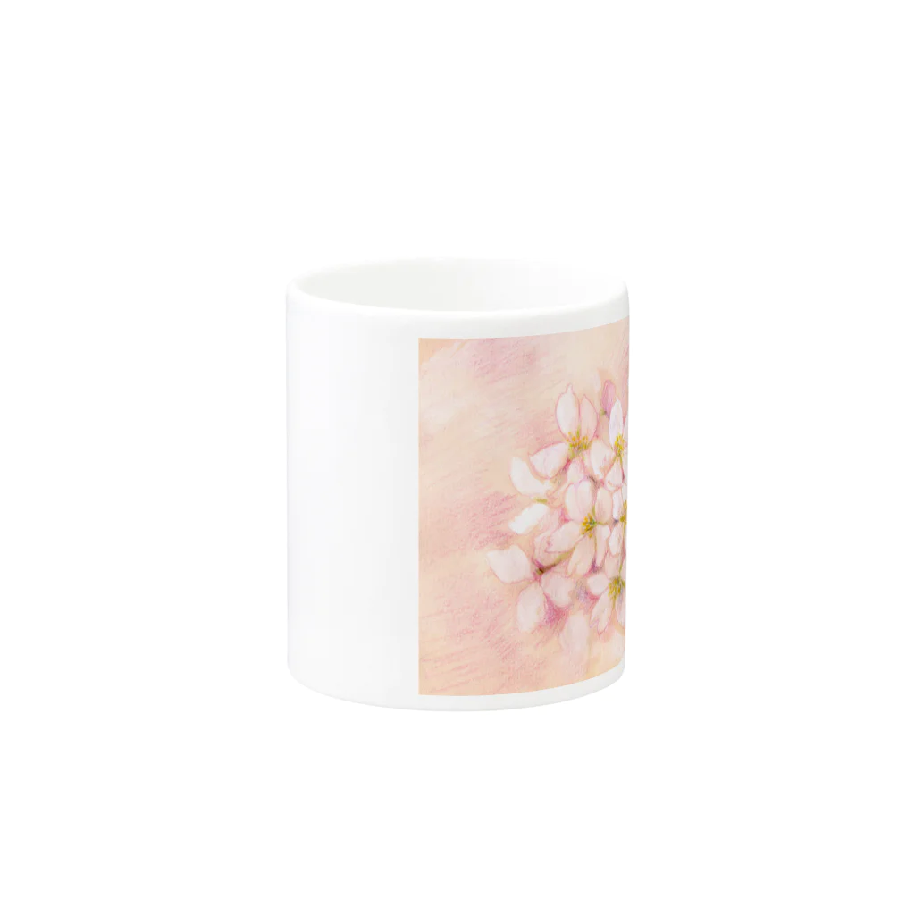 リラの桜 Mug :other side of the handle