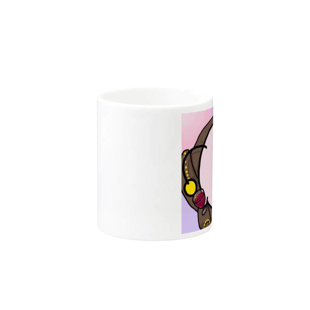 アンコウテルオのテルオくん Mug :other side of the handle