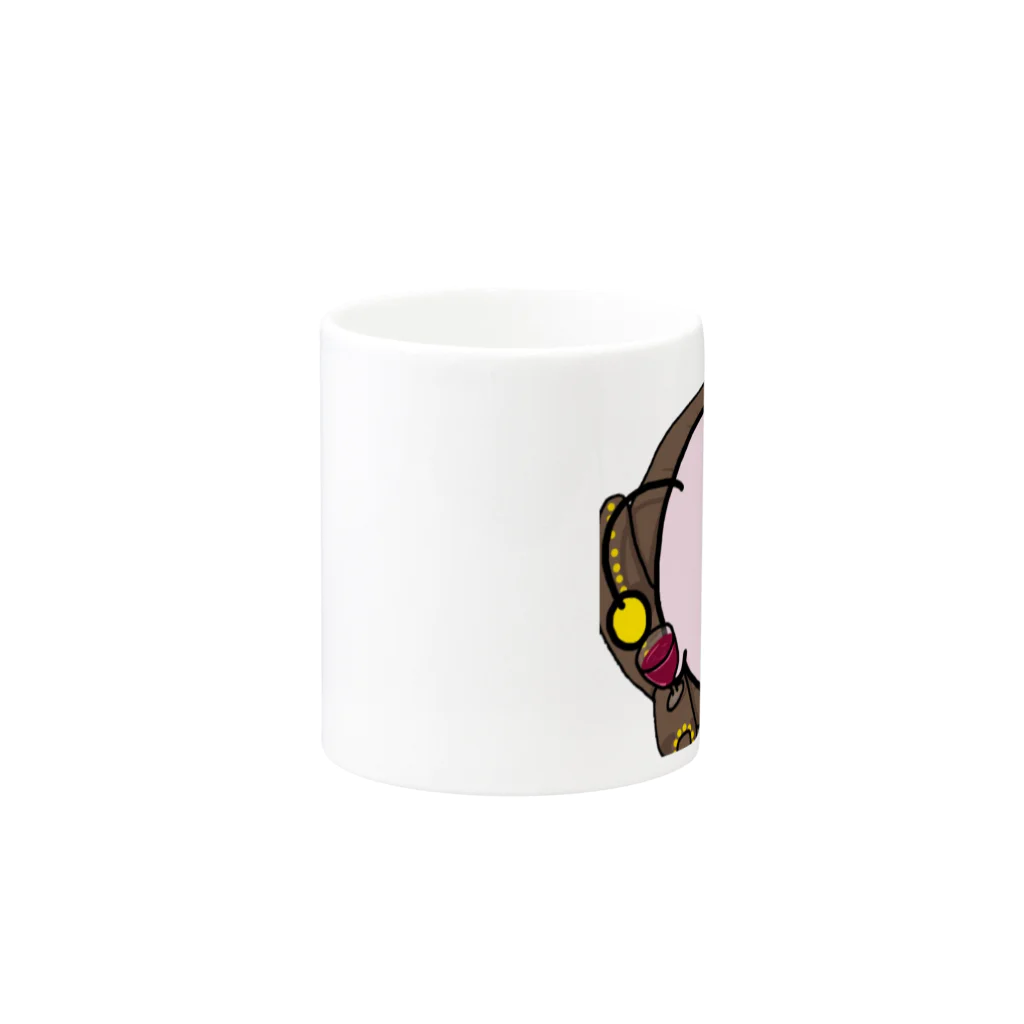 アンコウテルオのテルオくん（背景なし） Mug :other side of the handle