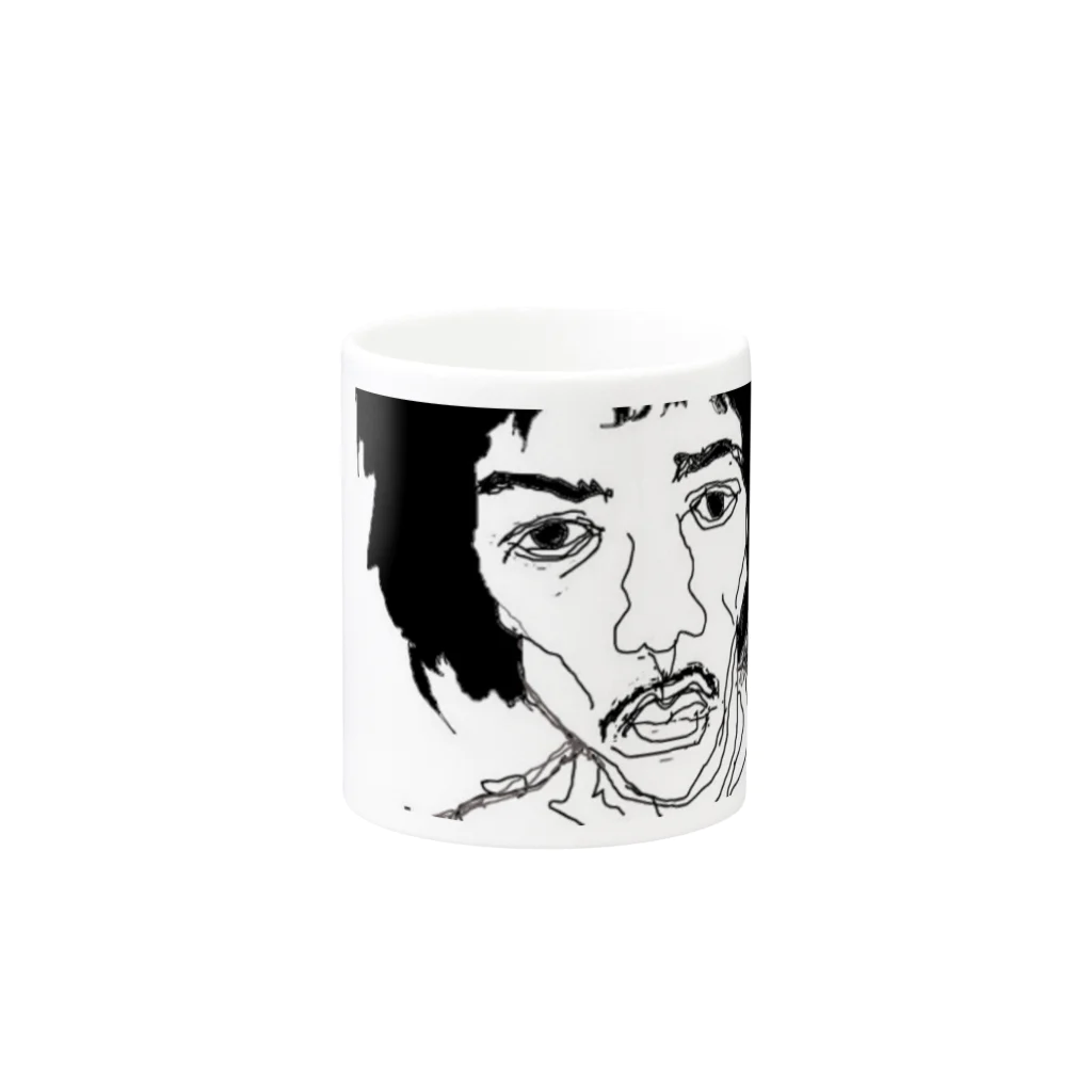 Rockinryollのjimijimibig Mug :other side of the handle