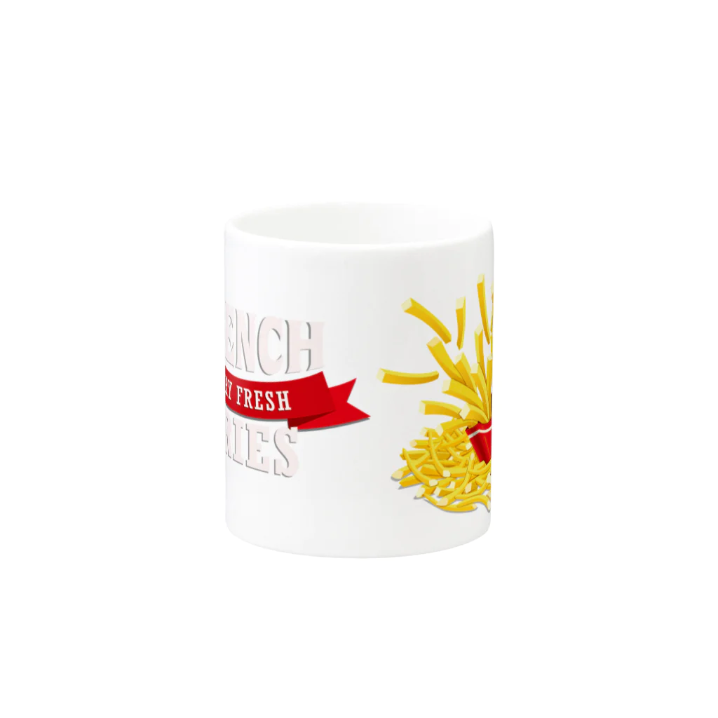 GRAPHICAのFrench Fries Series Mug :other side of the handle