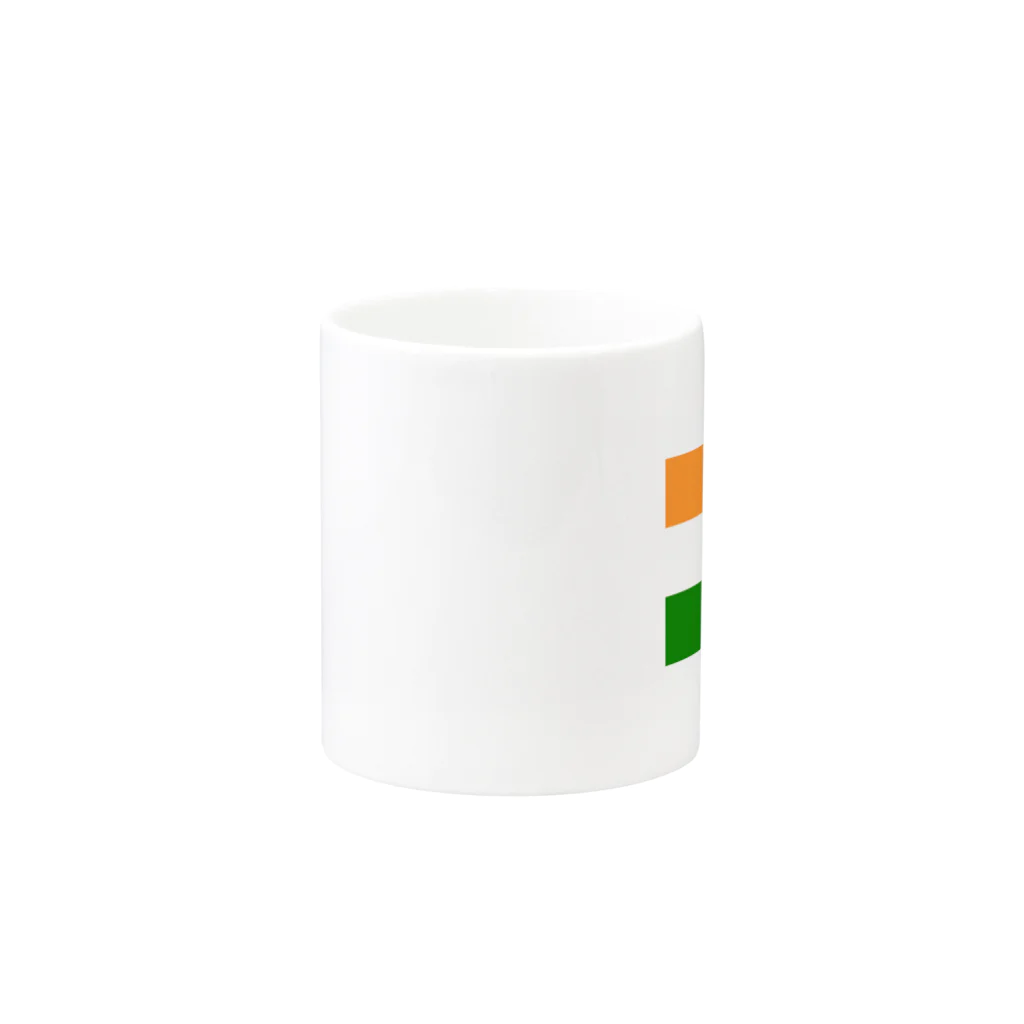 インドビザセンターのインド国旗 Mug :other side of the handle