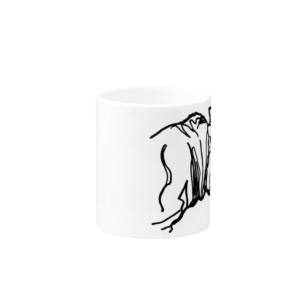 ttsoulの犀 Mug :other side of the handle