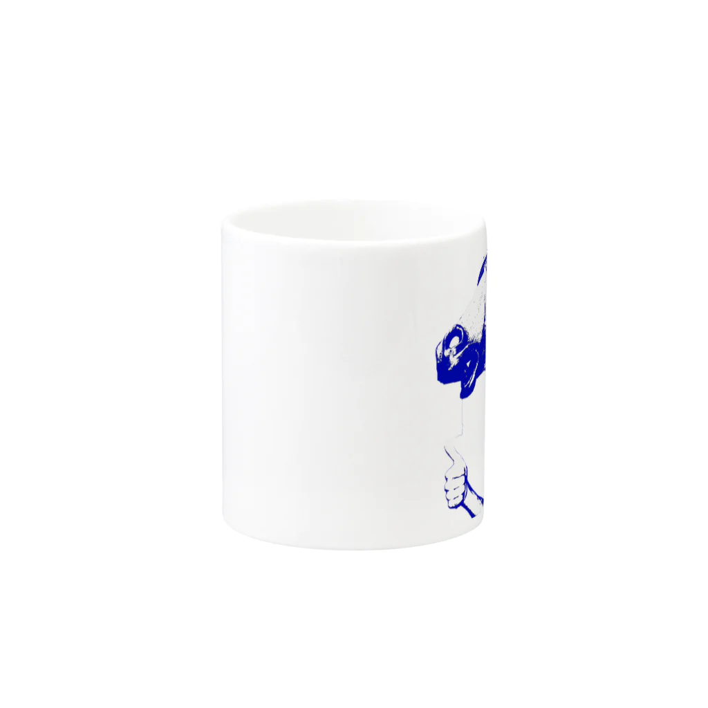 tatsuyapopの馬い！ Mug :other side of the handle