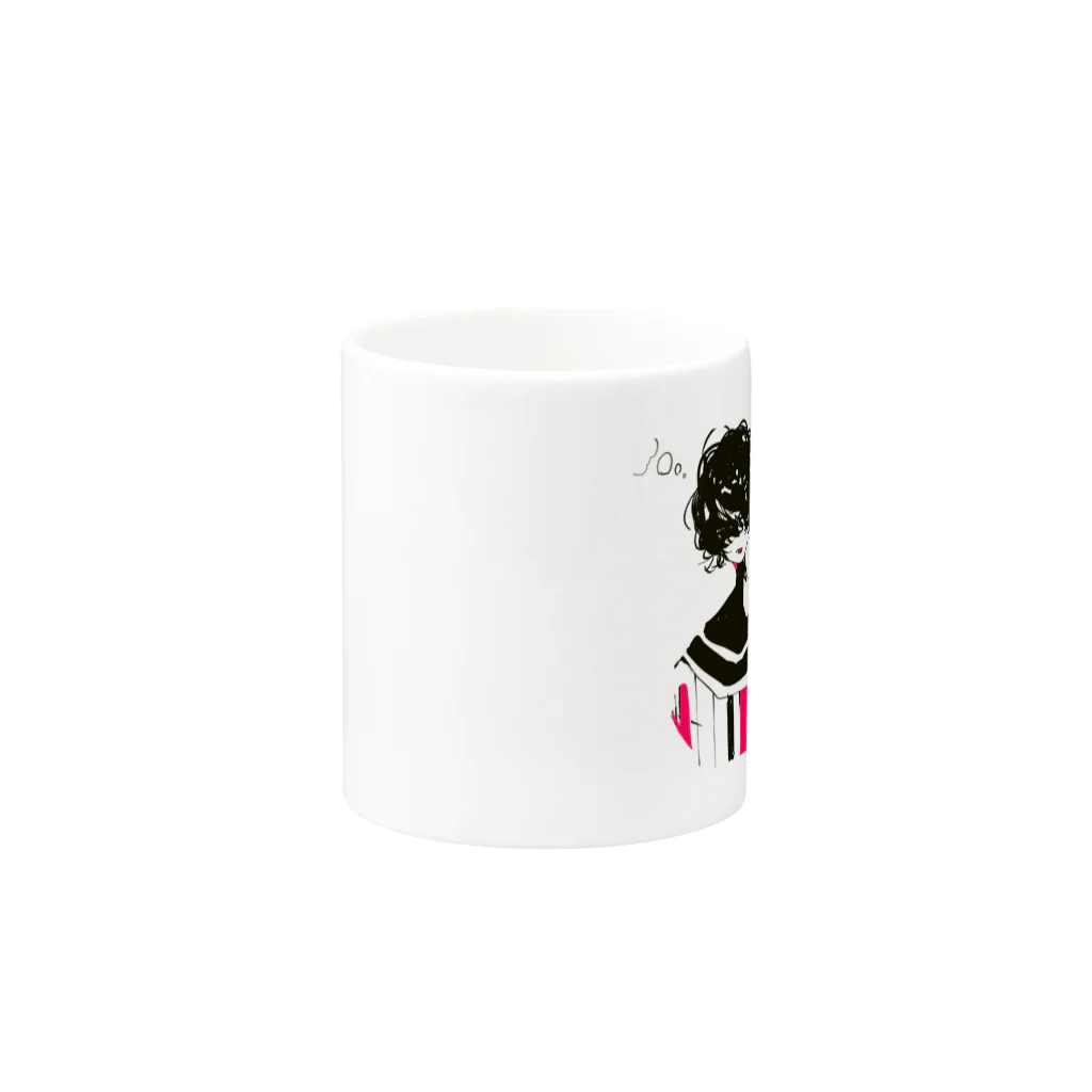 相馬の◽︎アンニュイマグカップ Mug :other side of the handle