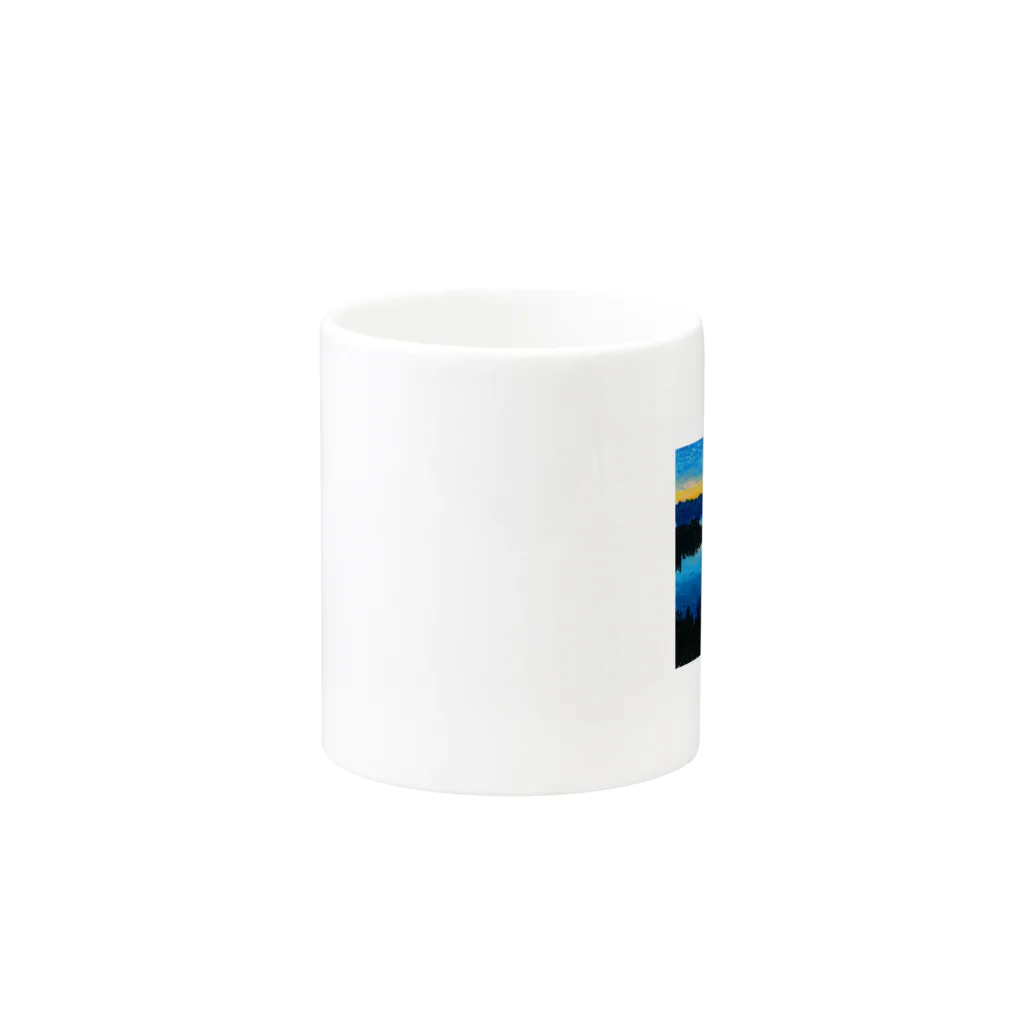 CHOKU-02の『yu-gata』 Mug :other side of the handle