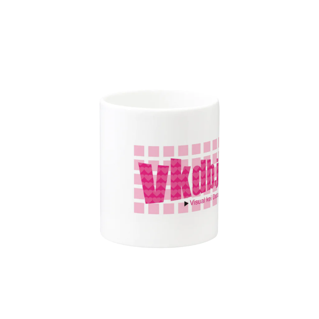 vkdb.jp（ブイケーデービー）のジュウベエ＆ロゴ Mug :other side of the handle