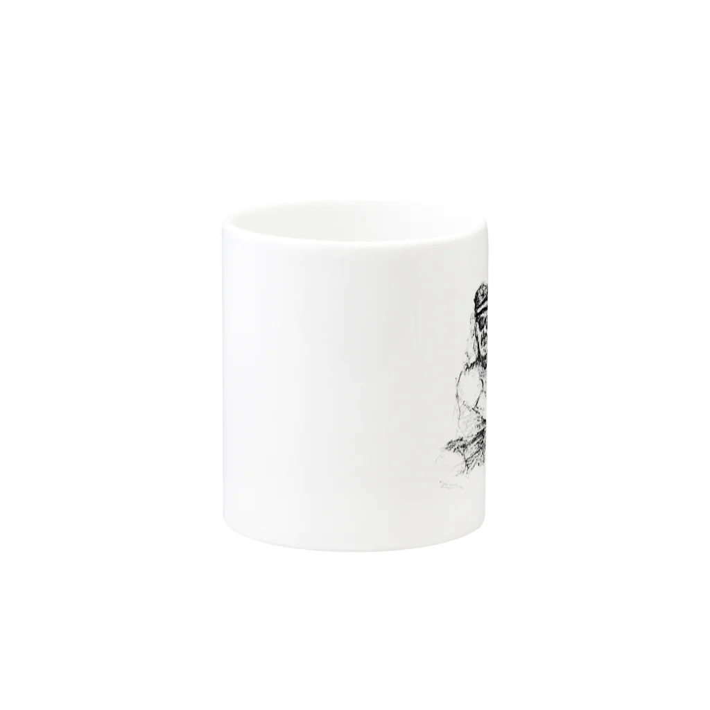 stsysrのMan and Dog Mug :other side of the handle