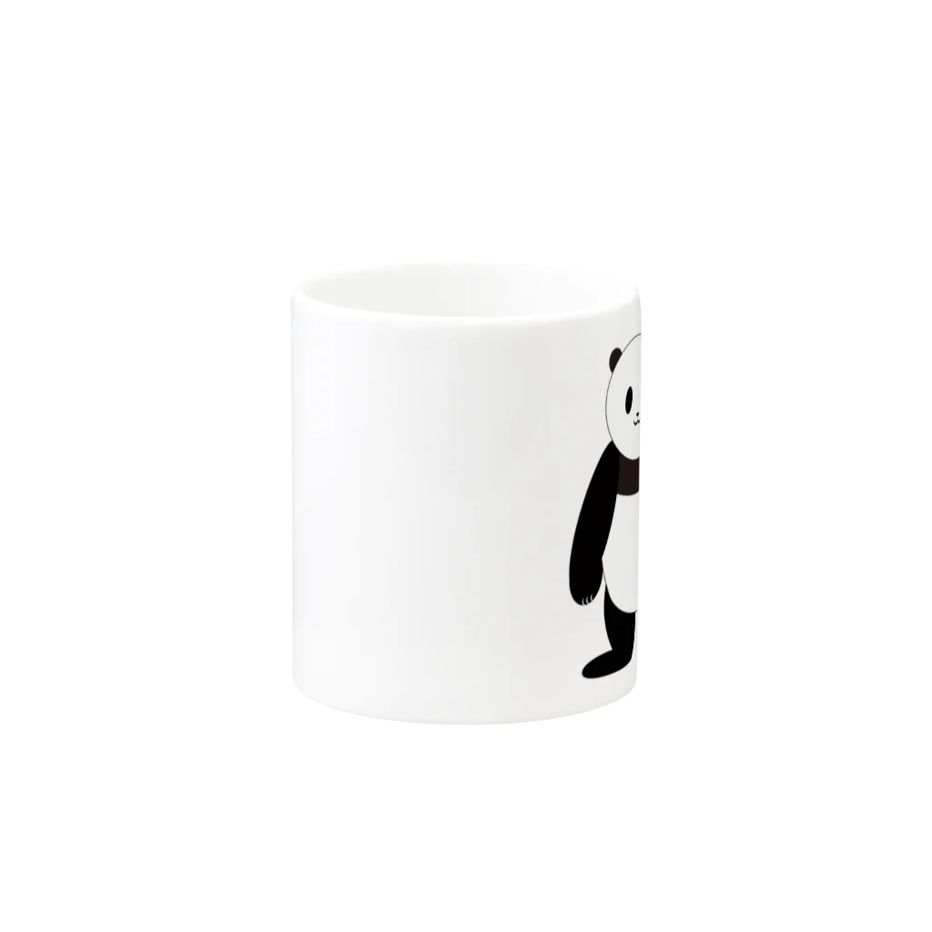 CANのpanda Mug :other side of the handle