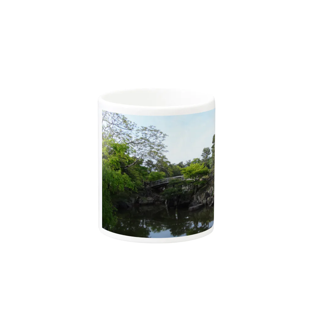 ＭｒＫのJapanese‐style garden Mug :other side of the handle