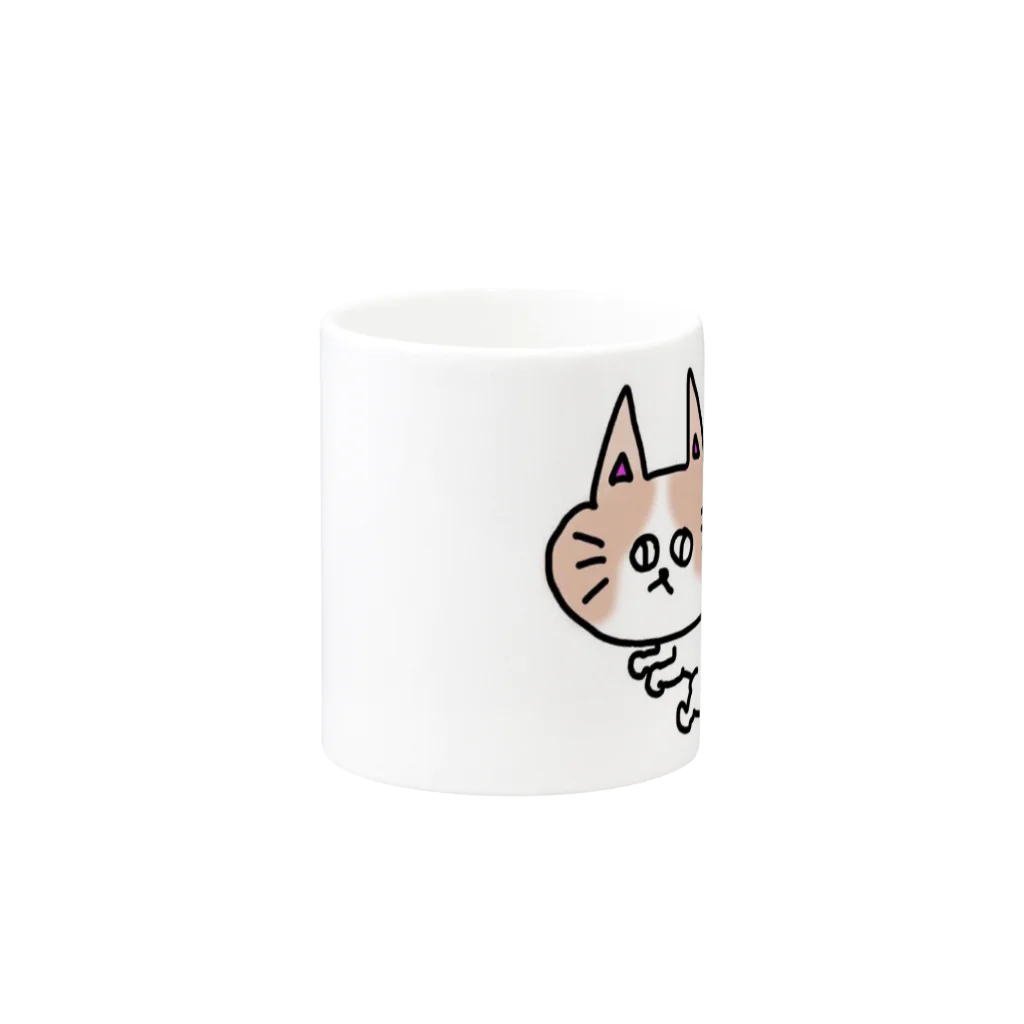 potsuの猫 Mug :other side of the handle