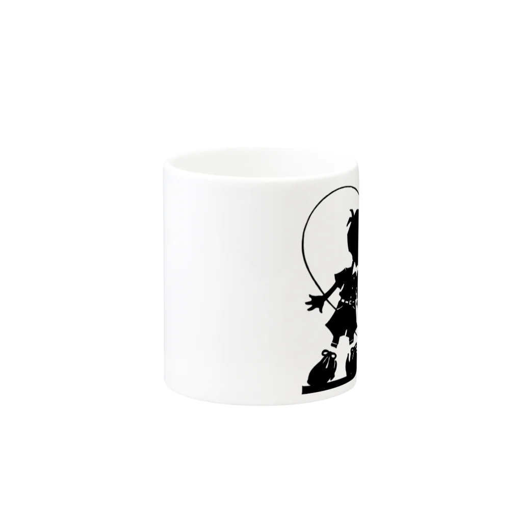 おおかみうさぎのloveit Mug :other side of the handle