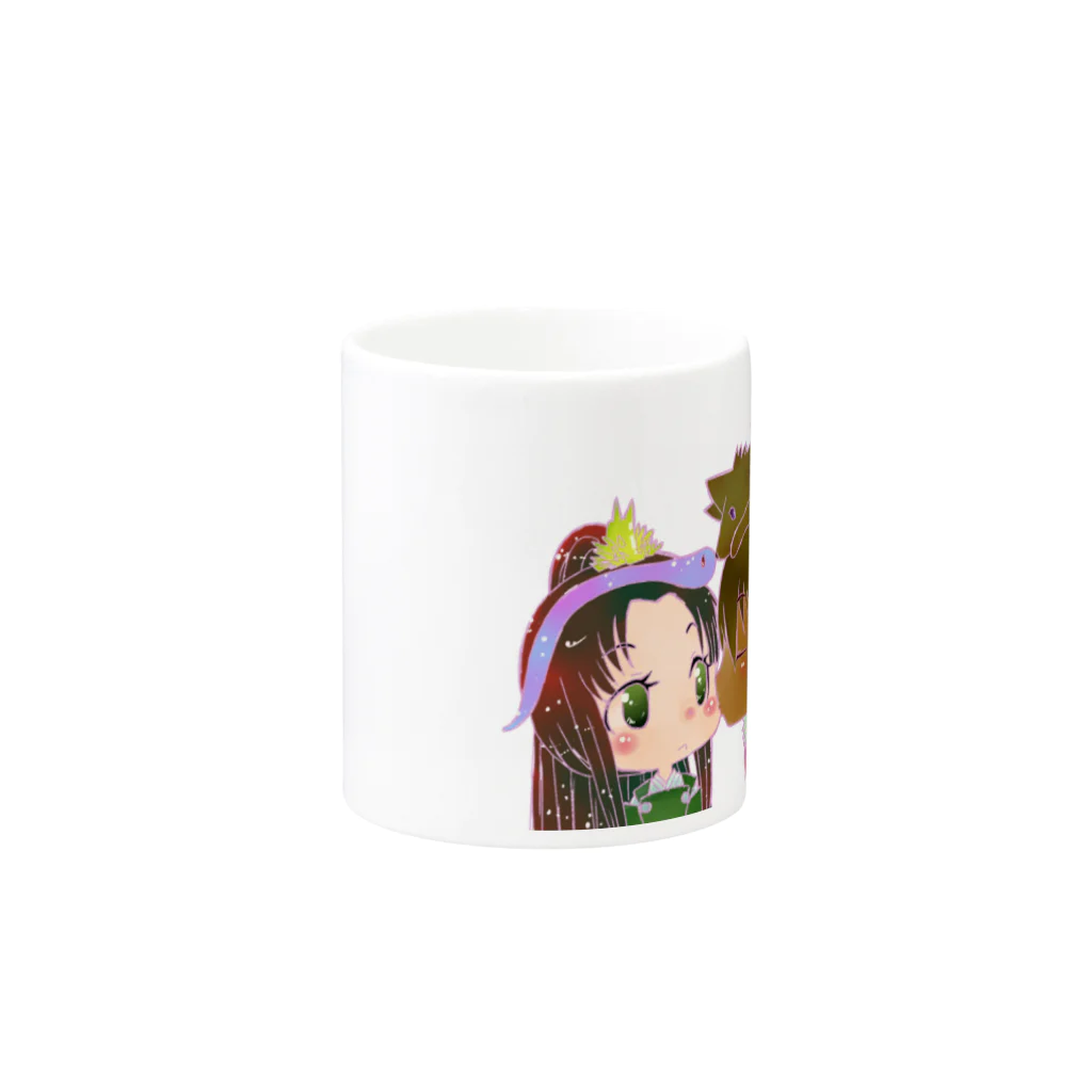 ゆありすこあのユウクロx2014年賀絵A Mug :other side of the handle