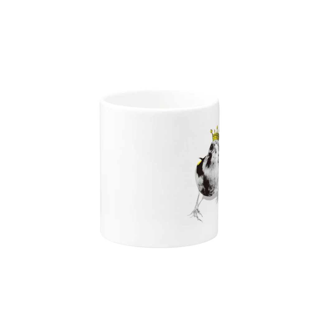 buddy-buddyのplume jaune Mug :other side of the handle