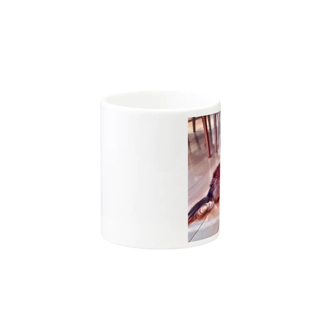 feelingplaceの(｀・ω・´)ｷﾘｯ Mug :other side of the handle