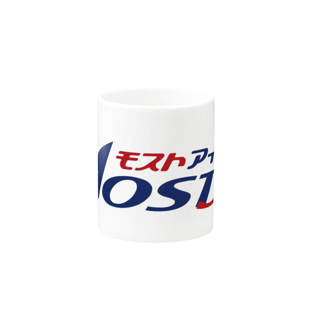 kametakaのモストアイ（イベント＆レジャーサークル）ロゴ入り Mug :other side of the handle