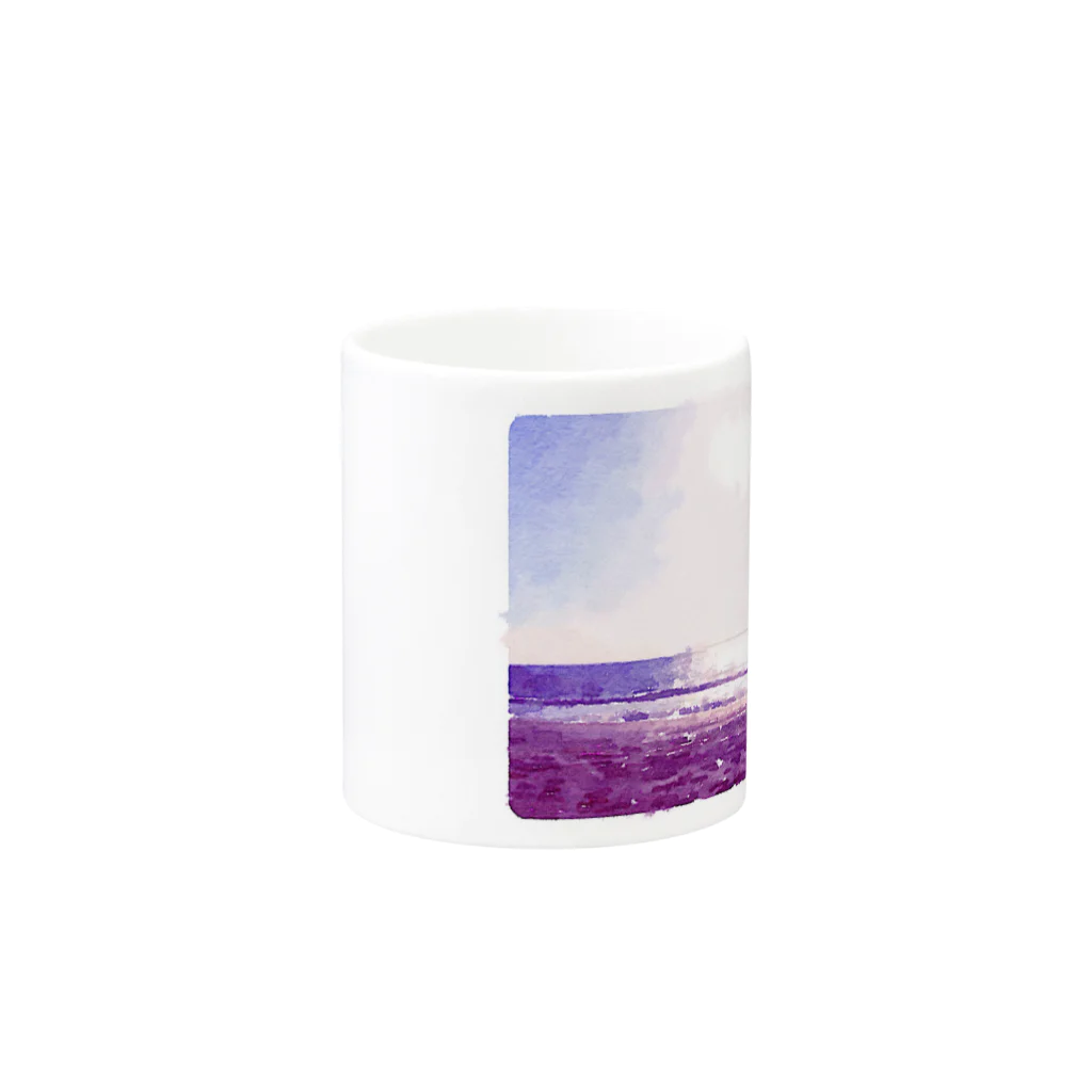 KARINのBEACH Mug :other side of the handle