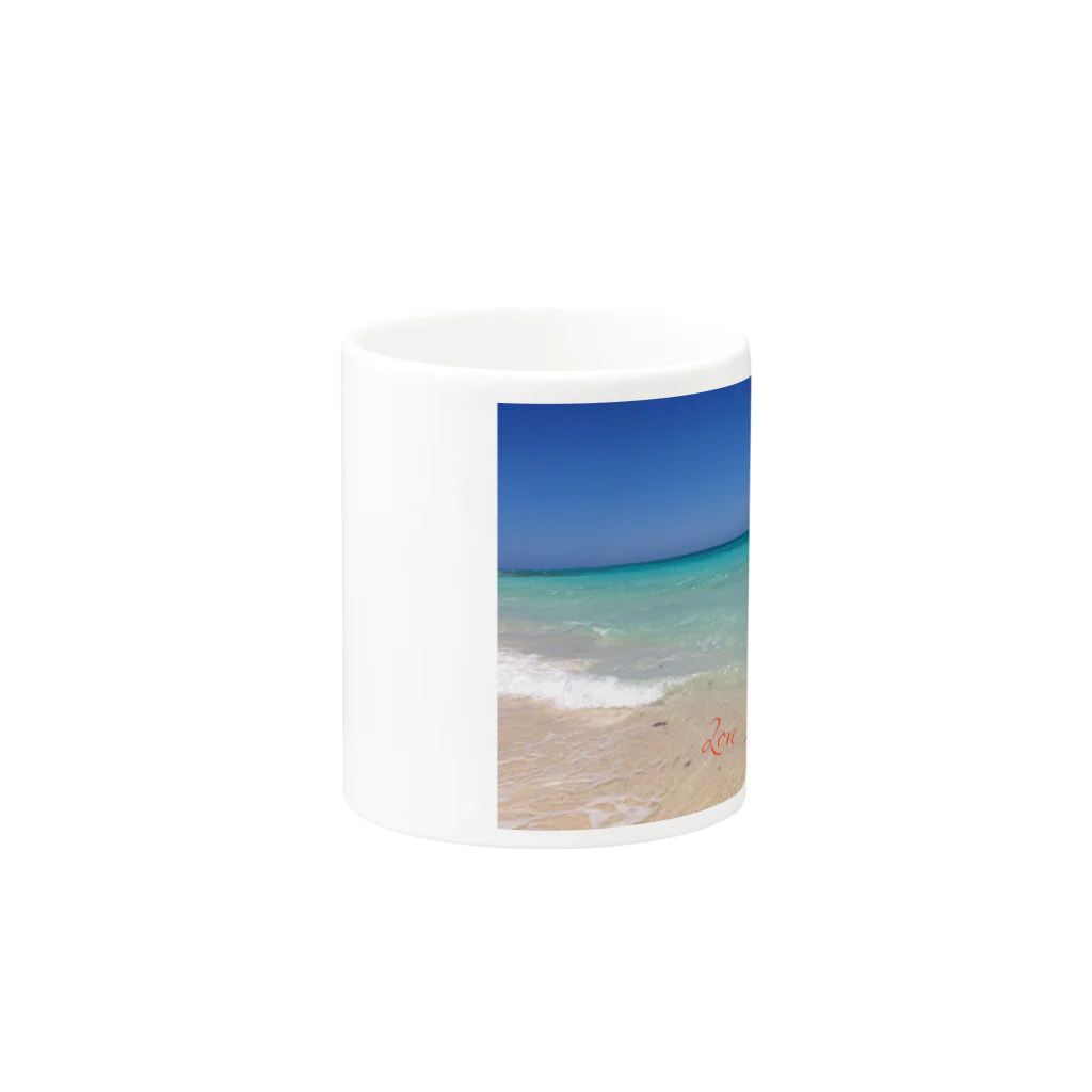 maruitukiしずかのLove F Mug :other side of the handle