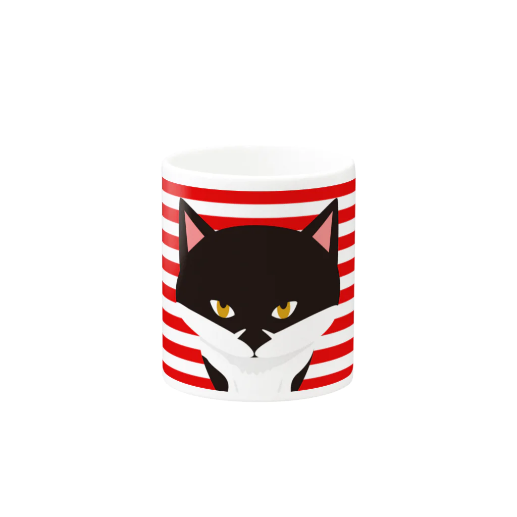 tomotincoのmechazmug マグカップの取っ手の反対面