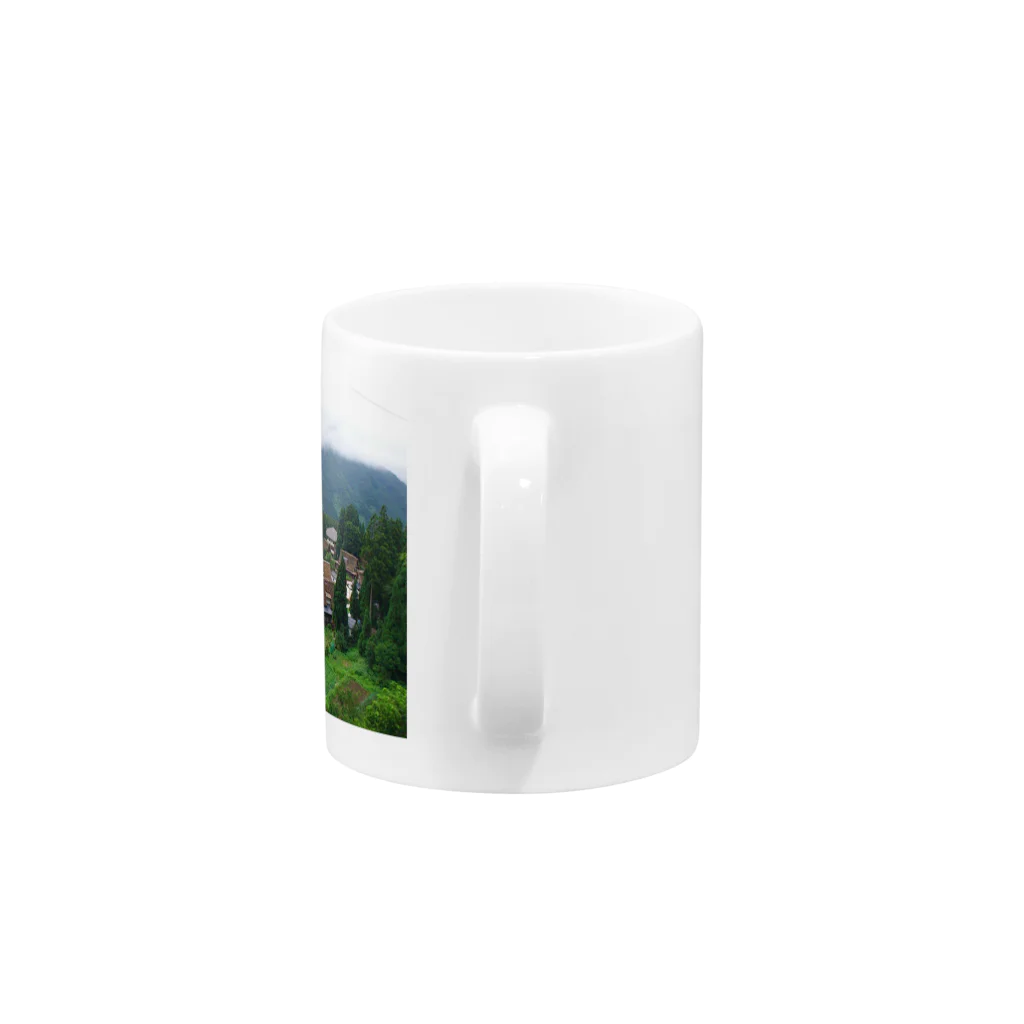 TK Akinori★の五箇山合掌造り Mug :handle