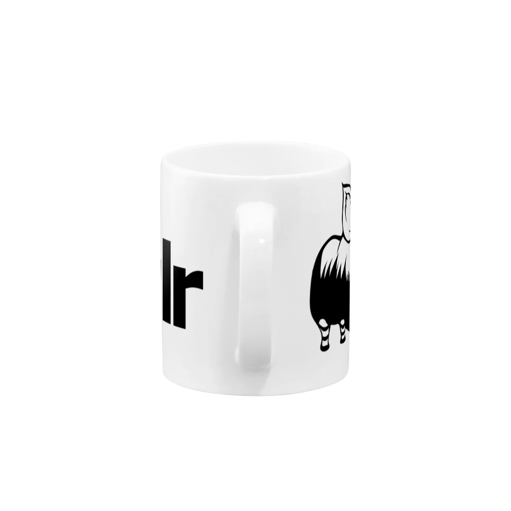 ファングラーのファングラー Mug :handle