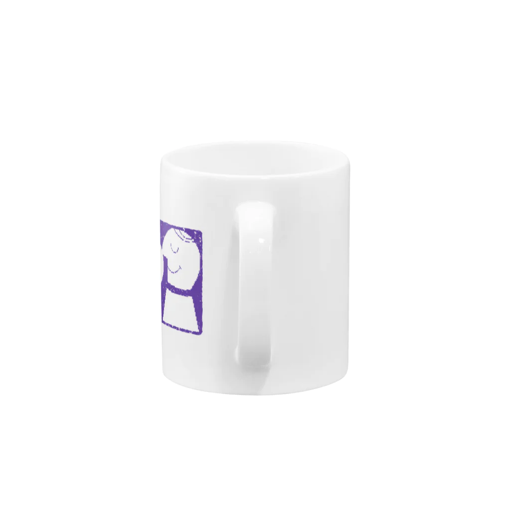 Hawaii LabelのHawaii Record mug_PUR マグカップの取っ手の部分