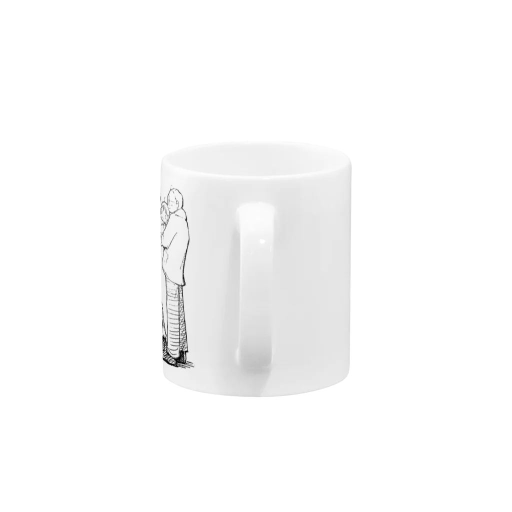 daisyDesignのfamily Mug :handle