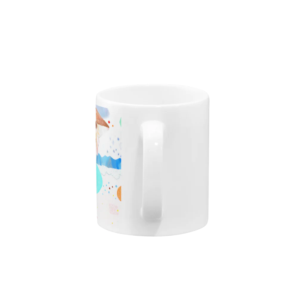 mifumiのふゆのほし Mug :handle