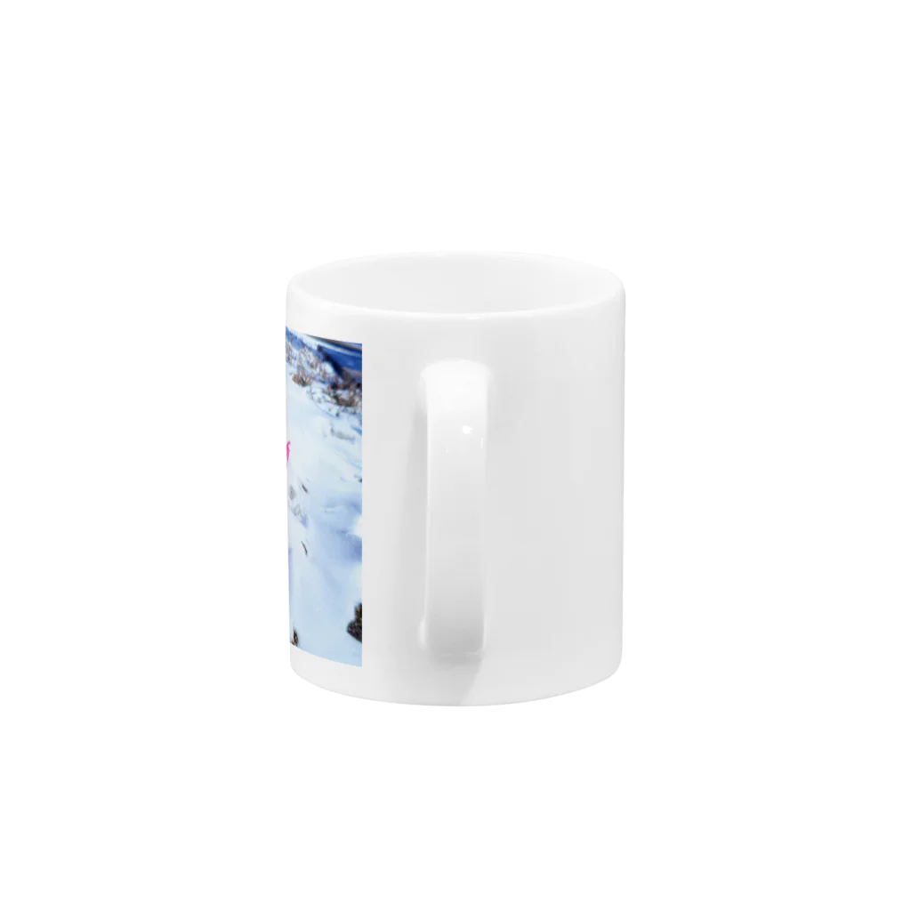 世界征服／World-Conquestの雪遊びで世界征服 Mug :handle