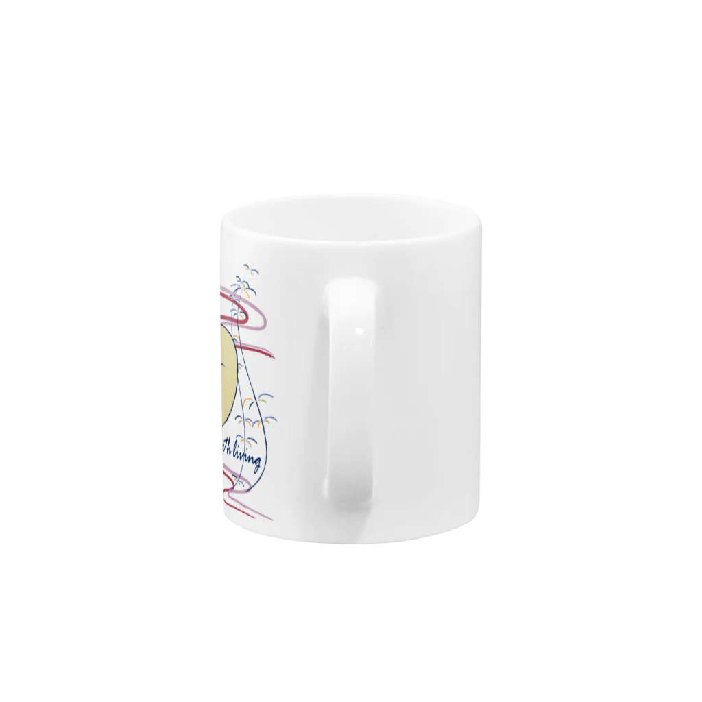 atelier  Enough のCG-KONDO-DOKURO-col Mug :handle