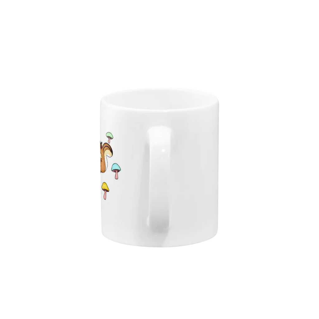 ユリスの森のりすときのこ Mug :handle