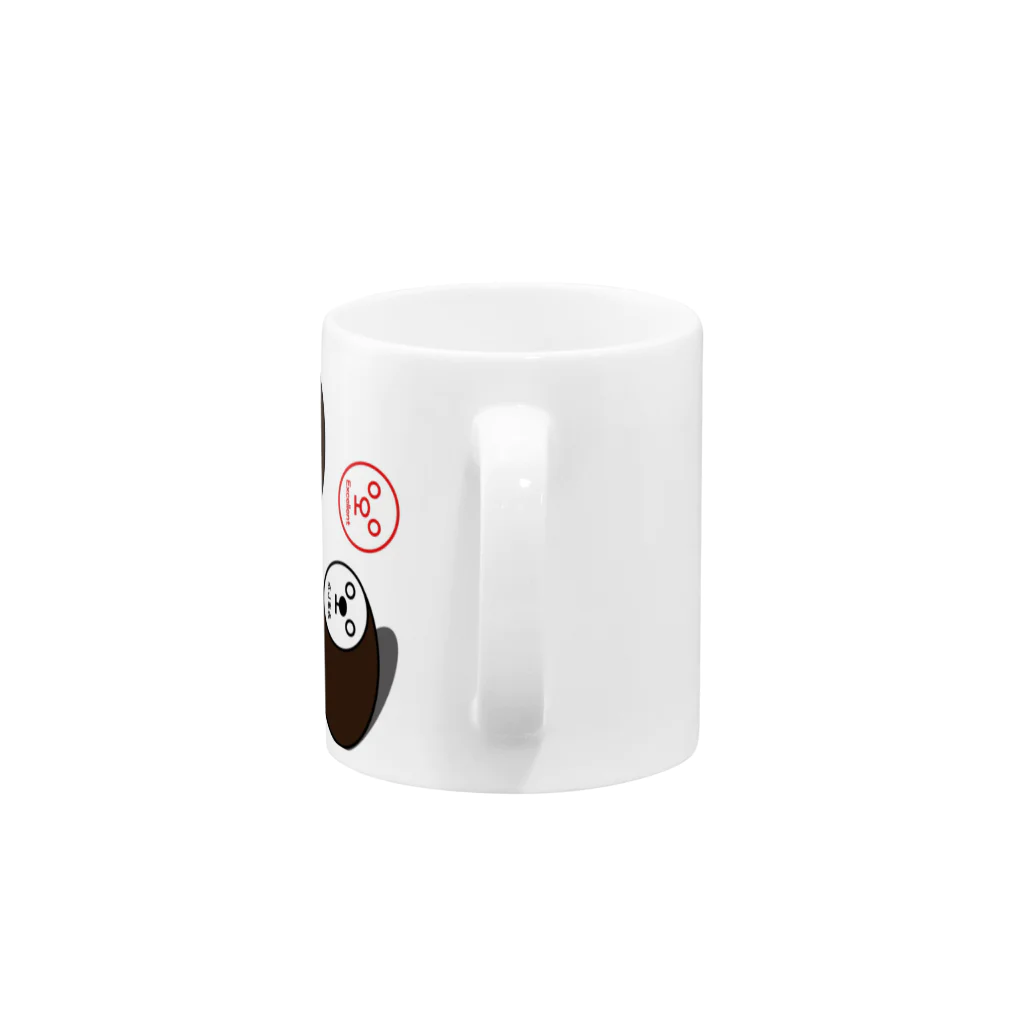 L-cotのゆるハンコ Mug :handle