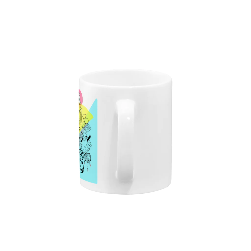 TAGUCHIのrain rain rain Mug :handle