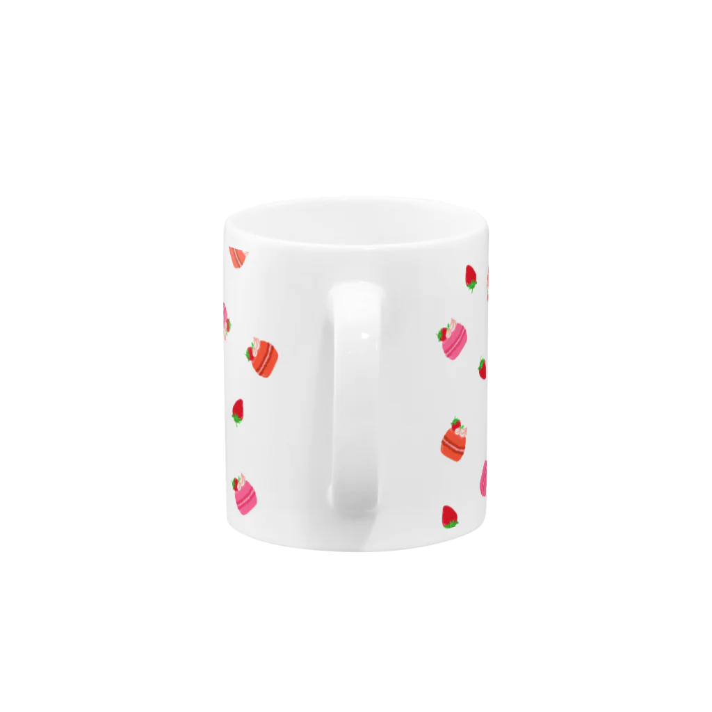 manaのマカロン柄 Mug :handle