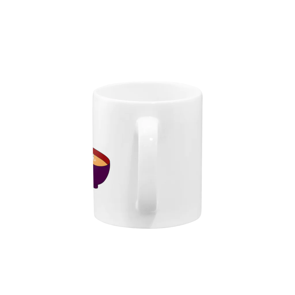 ngyのみそしるごはん Mug :handle